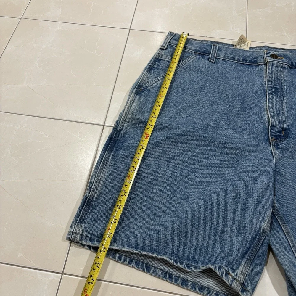 Vintage Carhartt B29 Jean Shorts Men's 38 NEW Baggy Denim Carpenter Jorts Y2K